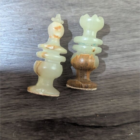 Handcrafted Marble Chess Set 32 Pieces Ornate Design Board Game Decor no board - Picture 5 of 16